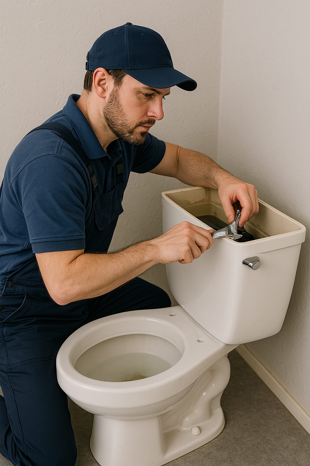 Toilettenspülung Reparatur - Toilettenspülung läuft -Sanitär Notdienst Fabeos